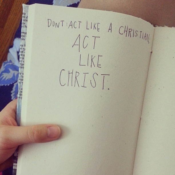 Act like Christ SermonQuotes