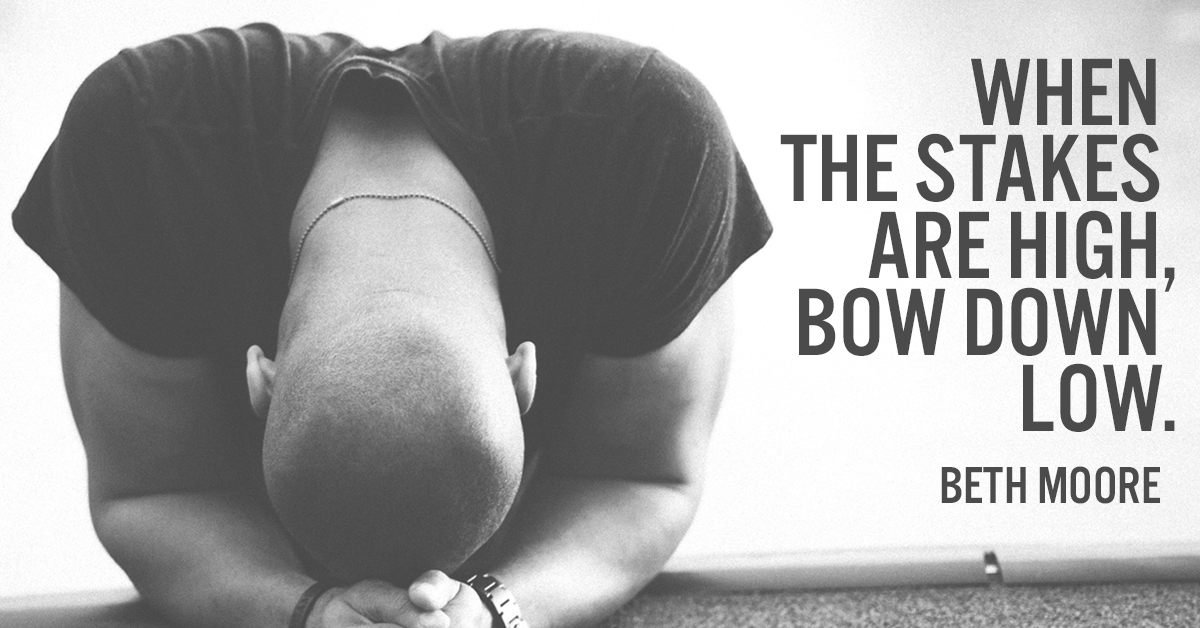 When the stakes are high, bow down low SermonQuotes